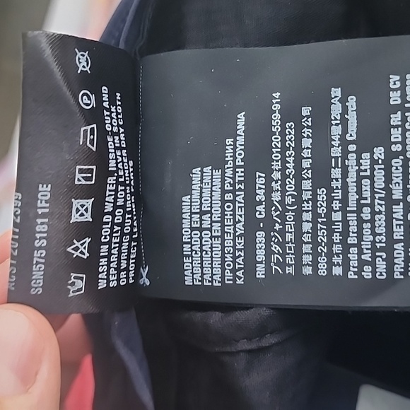 Prada Milano ACS1 Active Track Pants Troyser Size 48 - Picture 14 of 14